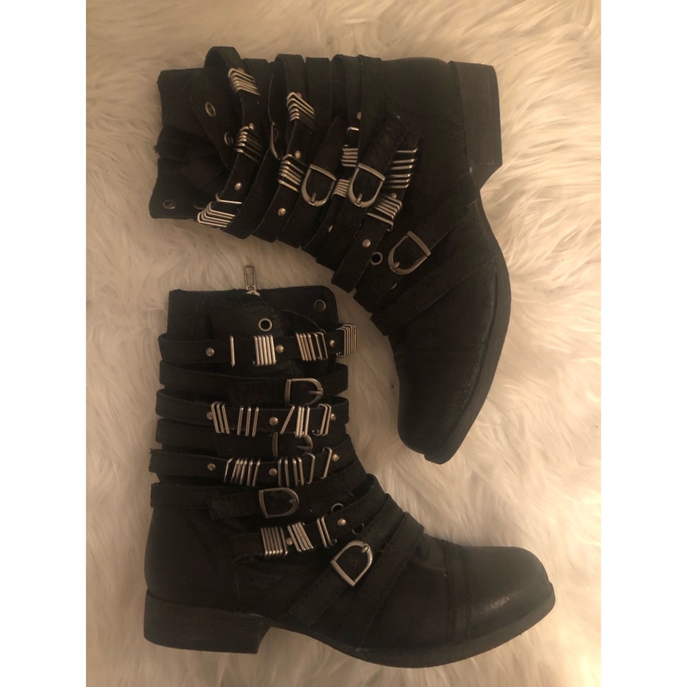Steve Madden Combat Boots Size 10